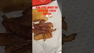 How Sonic Prepares Bacon Egg Chese Toaster🥪