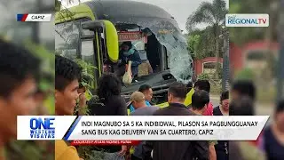 В Куартеро, Капис, столкнулись автобус и фургон доставки | One Western Visayas
