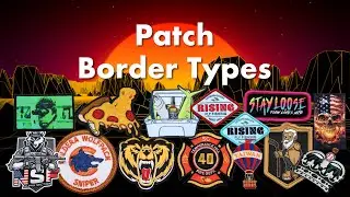 Embroidery Patch Borders: Merrow vs Heat Cut vs Laser
