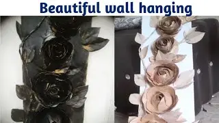 Beautiful wall decoration | Paper flower  decoration ideas by @ArtistrywithKK-KehkashanKhan 