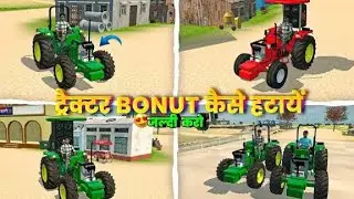 John Deere 5075 bonnet open 🚜 in Indian vehicle simulator 3D game New Update on 