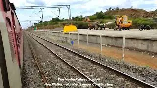 Washimbe Railway Station New Platform