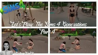 Lets Play: The Sims 4 Generations - (Part 4) We Almost Drowned The Dog 🤭🤭🤫