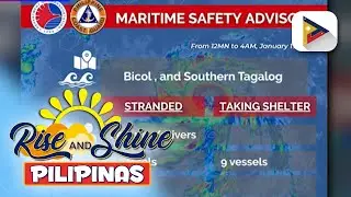Nasa 208 na pasahero, stranded sa mga pantalan dahil sa Bagyong #AdaPH
