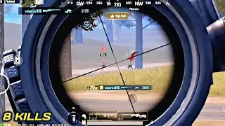INSANE Full-Rush Sniper Squad Domination 🔥 | 9 Kills &bull; Laser Accuracy &bull; 3 Finger + Gyro God Mode