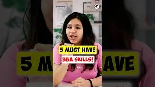 💥5 MUST HAVE BBA Skills in 2024🤩Learn THESE to get a high paying job after BBA! #BBA #BBACourse