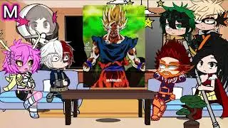 𝙋𝙧𝙤 𝙝𝙚𝙧𝙤𝙚𝙨 𝙧𝙚𝙖𝙘𝙩 𝙩𝙤 deku as goku | Dragonball | MHA BNHA | Gacha life