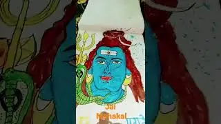 how to draw Mahakal#lord Shiva #viral #viralvideo #shorts