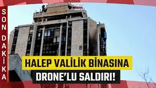 #SONDAKİKA | YPG Halep Valiliğine Kamikaze İHA ile Saldırı Gerçekleştirdi! - TGRT Haber