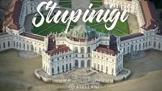 Savoia's Hunting Estate, Stupinigi Italy - Aerial 5K UHD video