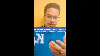 RAHU MAHADASHA -Real Life - Love, Heartbreak, Smoking, Confusion ! #rahu #mahadasha #astrology