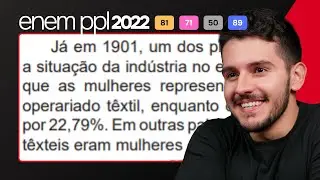 ENEM PPL 2022 - Já em 1901, um dos primeiros levantamentos sobre a situação da indústria