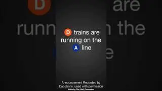 MTA Station Announcement: (D) & (F) Trains Swap in Manhattan & Brooklyn: FastTrack