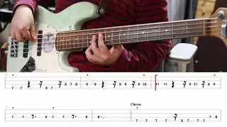 #585 Jason Mraz - I'm yours // bass cover(tab)