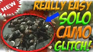*NEW* REALLY EASY SOLO CAMO GLITCH IN BLACK OPS COLD WAR ZOMBIES AFTER PATCH! SOLO ZOMBIE GLITCHES!