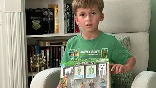 Unboxing Minecraft Toppeez