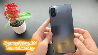 Включить режим работы двух приложений на Samsung Galaxy A07