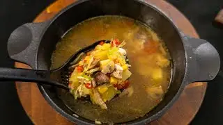 Gesunde und winterliche Suppe wie im Restaurant! Schnell und einfach!