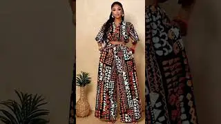 top and shirt outfit on Ankara design#fashion #fypシ゚viral