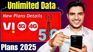 Vi unlimited data plan| Vi unlimited data plan 2025| Vi New Unlimited Data Plan 4G/5G 2025