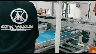 Thermoform termoform 4 istasyon vakum makinası &ccedil;alışması