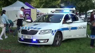 Czech Customs van + cruiser - quick lights & siren demo | Celn&iacute; Spr&aacute;va Praha [CZ | 14.9.2019]