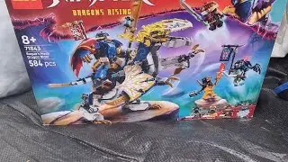 Lego Ninjago stop motion Rogue's Mech Dragon Rider 71843 build