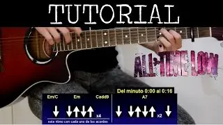 Remembering Sunday de All time low (Tutorial de guitarra) / How to play