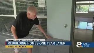 Rebuilding homes in Indian Rocks Beach one year after Hurricane Milton