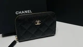 Chanel card holder flap vs zippy💥🖤 งานจริงร้านยูริน