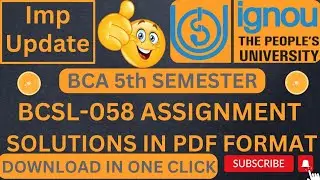 BCSL058 solved assignment 2023-24 | pdf form | download in one click