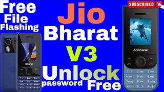 Jio Bharat V3 4G Hard Reset Not Work Password Unlock Free Fix hang On logo🙋Any problem One Solution⭐