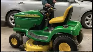 Как снять и установить газонокосилку John Deere Mower Deck модели LT шириной 42 дюйма (газонокоси...