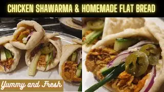 YUMMY Chicken Shawarma and Shawarma Bread Recipe | Must Try