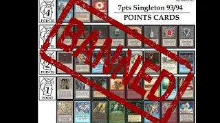 Old School Magic ('93/'94) - 7 Points Singleton April League - Paper Magic via webcam