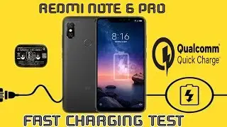 Redmi note 6 pro fast charging test | Mi fast charger | qualcomm quick charge 3.0