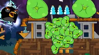 Angry Birds Classic - SHORT FUSE LEVELS! FORCE PIGGIES TO CHEMICAL POISON!