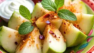Sweet spicy😋Guava Fruit Chaat that USA food lovers🇺🇸One bite=pure flavor explosion💥Guava Fruit Chaat