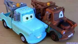 One Eye Mater Cars 2 toys Glow in the Dark Mater diecast Lenticular Eyes Disney Pixar toy review