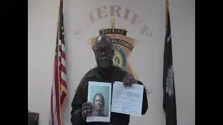 Orangeburg County Sheriff Leroy Ravenell updates the community on last month's murder