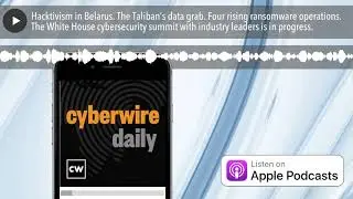 Hacktivism in Belarus. The Taliban&rsquo;s data grab. Four rising ransomware operations. The White House