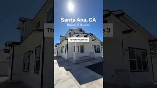 HOT Duplex for Sale in Santa Ana CA | 2 Homes, 1 Price! #santaana #youtubeshorts #shorts #trending