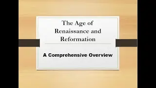 The Age of Renaissance and Reformation: The Birth of Modern Europe Explained in Urdu