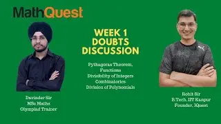 Week 1 Assignment Discussion | Pre RMO 2020 Series