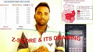 Z-score and its drawing | Sanjib Mandal | SanGeotics