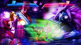 Broly Vs Violent Ken & Evil Ryu Mugen Hyper Fight - Mugen 4K HD STAGE : Underground Base