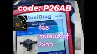 2018 Dodge Ram 1500 Tradesman 3.6, Heater Control Valve replaced, P26AB, $65 instead of $500