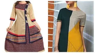 Latest patchwork kurti design ideas,most stylish kurtis for office wear,party wear kurti designs
