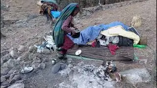 Best Life in a Himalayan Village | Shepherd&rsquo;s Organic Food Cooking | Sheep Documentary Video||