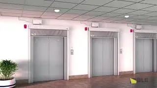 BLE Curtain Applications - Elevator Doors